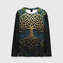 Мужской лонгслив Кельты: древо жизни