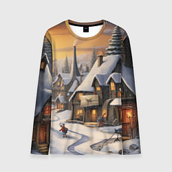 Мужской лонгслив Необыкновенные приключения под новый год