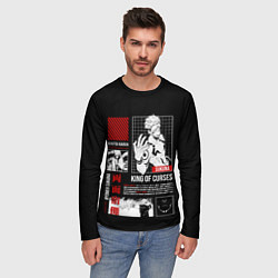 Лонгслив мужской Суккуна - Король проклятий, цвет: 3D-принт — фото 2