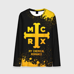 Лонгслив мужской My Chemical Romance - gold gradient, цвет: 3D-принт