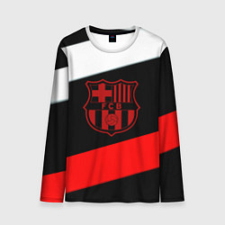 Лонгслив мужской Barcelona stripes sport, цвет: 3D-принт