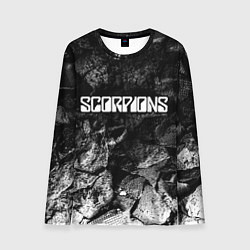 Лонгслив мужской Scorpions black graphite, цвет: 3D-принт