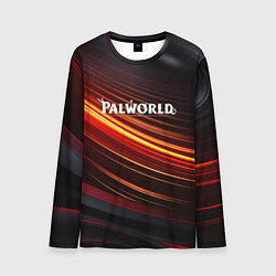 Лонгслив мужской Palworld logo black orange, цвет: 3D-принт