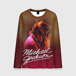 Лонгслив мужской Michael Jackson нарисованный кистью, цвет: 3D-принт
