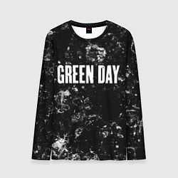 Лонгслив мужской Green Day black ice, цвет: 3D-принт