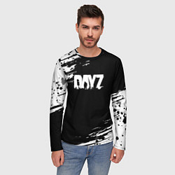 Лонгслив мужской Dayz текстура краски, цвет: 3D-принт — фото 2