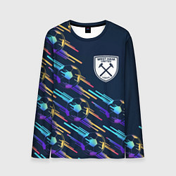 Мужской лонгслив West Ham градиентные мячи