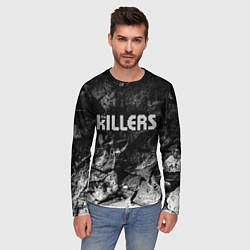 Лонгслив мужской The Killers black graphite, цвет: 3D-принт — фото 2
