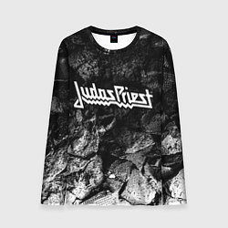 Лонгслив мужской Judas Priest black graphite, цвет: 3D-принт