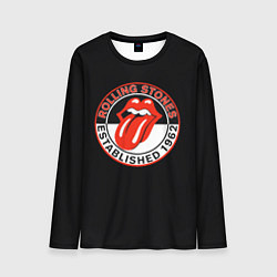 Лонгслив мужской Rolling Stones Established 1962 group, цвет: 3D-принт