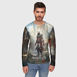 Лонгслив мужской Assassins creed game poster, цвет: 3D-принт — фото 2