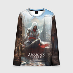 Лонгслив мужской Assassins creed poster game, цвет: 3D-принт