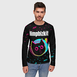 Лонгслив мужской Limp Bizkit - rock star cat, цвет: 3D-принт — фото 2