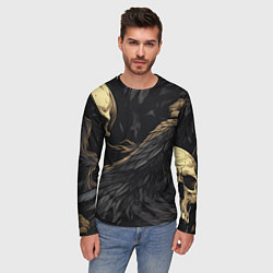 Лонгслив мужской Останки падших ангелов, цвет: 3D-принт — фото 2