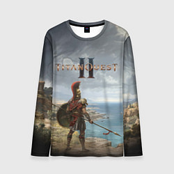 Лонгслив мужской Герой titan quest 2, цвет: 3D-принт