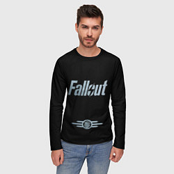 Лонгслив мужской Fallout - Logo, цвет: 3D-принт — фото 2