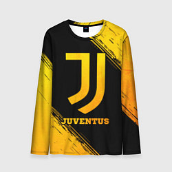 Лонгслив мужской Juventus - gold gradient, цвет: 3D-принт