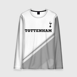 Лонгслив мужской Tottenham sport на светлом фоне посередине, цвет: 3D-принт