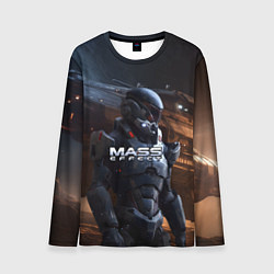 Лонгслив мужской Mass Effect game space, цвет: 3D-принт