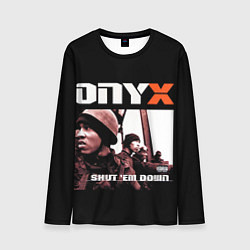 Лонгслив мужской Onyx - shut em down, цвет: 3D-принт
