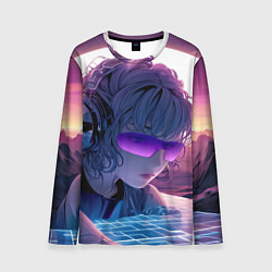 Лонгслив мужской Honkai Star Rail Silver Wolf, цвет: 3D-принт