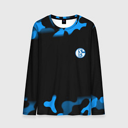 Лонгслив мужской Schalke 04 fc camo, цвет: 3D-принт