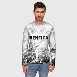 Лонгслив мужской Benfica white graphite, цвет: 3D-принт — фото 2