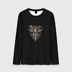 Мужской лонгслив Baldurs gate logo