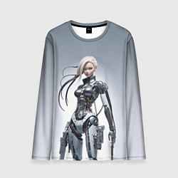 Лонгслив мужской Barbie - cyber warrior, цвет: 3D-принт