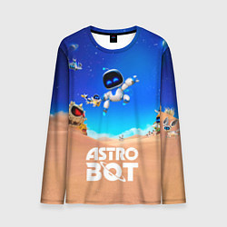 Лонгслив мужской Astro bot персонажи, цвет: 3D-принт