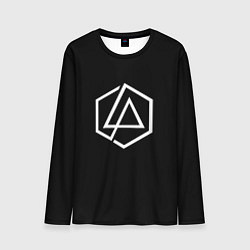 Мужской лонгслив Linkin park logo white