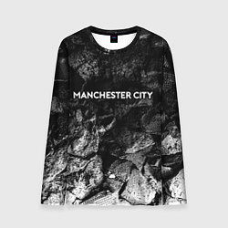 Лонгслив мужской Manchester City black graphite, цвет: 3D-принт