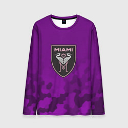 Мужской лонгслив Inter Miami logo pattern