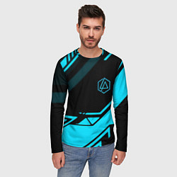Лонгслив мужской Linkin park geometry, цвет: 3D-принт — фото 2