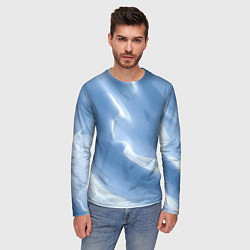 Лонгслив мужской Снежный покров, цвет: 3D-принт — фото 2