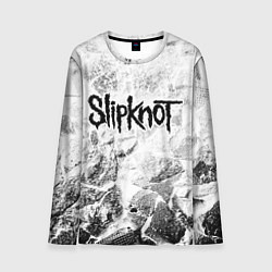 Лонгслив мужской Slipknot white graphite, цвет: 3D-принт