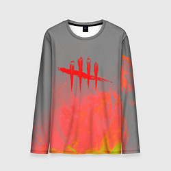 Мужской лонгслив Dead by Daylight logo fire