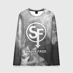 Лонгслив мужской Sally Face - grey gradient, цвет: 3D-принт