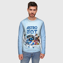 Лонгслив мужской Astro Bot - Game, цвет: 3D-принт — фото 2