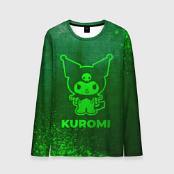 Лонгслив мужской Kuromi - green gradient, цвет: 3D-принт