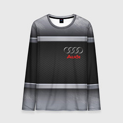 Мужской лонгслив Audi metal texture