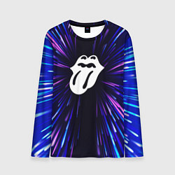 Лонгслив мужской Rolling Stones neon energy, цвет: 3D-принт