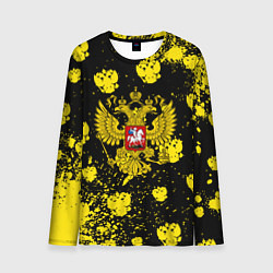 Мужской лонгслив Жёлтые краски герб