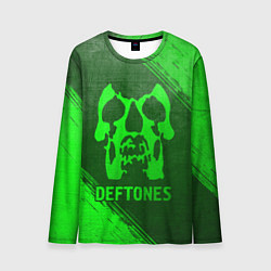 Лонгслив мужской Deftones - green gradient, цвет: 3D-принт