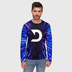 Лонгслив мужской Deadlock neon energy, цвет: 3D-принт — фото 2