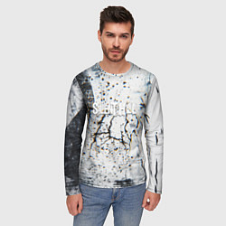 Лонгслив мужской Silenthill текстура глитч, цвет: 3D-принт — фото 2
