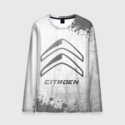 Лонгслив мужской Citroen - white gradient, цвет: 3D-принт