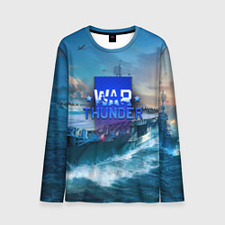 Лонгслив мужской War Thunder ship, цвет: 3D-принт