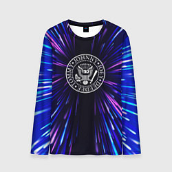 Лонгслив мужской Ramones neon energy, цвет: 3D-принт