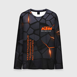 Мужской лонгслив KTM - плиты с эффектом свечения